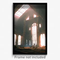 Pixel Art Poster - Incredible Remains (8 Bit Psychedelic Video Game Print)