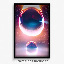 Pixel Art Poster - Admirable Cataract (8 Bit Psychedelic Video Game Print)
