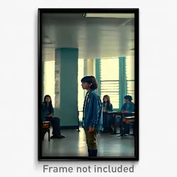 Pixel Art Poster - Muted Middle School (8 Bit Psychedelic Video Game Print)