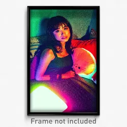 Pixel Art Poster - Rare Pillow (8 Bit Psychedelic Trippy Weird Video Game Print)