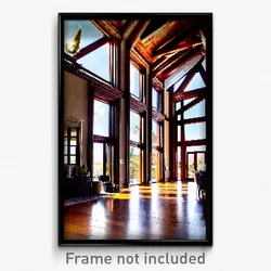 Pixel Art Poster - Magnificent Home (8 Bit Psychedelic Trippy Video Game Print)