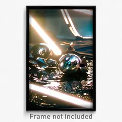 Pixel Art Poster - Shiny Waste (8 Bit Psychedelic Trippy Weird Video Game Print)