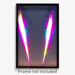 Pixel Art Poster - Tidy Rift (8 Bit Psychedelic Trippy Weird Video Game Print)