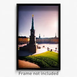 Pixel Art Poster - Unique Stockholm (8 Bit Psychedelic Trippy Video Game Print)