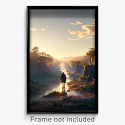 Pixel Art Poster - Impeccable Hollow (8 Bit Psychedelic Trippy Video Game Print)