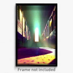Pixel Art Poster - Original Passage (8 Bit Psychedelic Trippy Video Game Print)