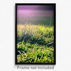 Pixel Art Poster - Standard Grass (8 Bit Psychedelic Trippy Video Game Print)