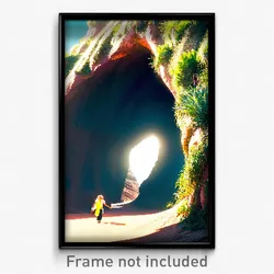 Pixel Art Poster - Impeccable Shoals (8 Bit Psychedelic Trippy Video Game Print)