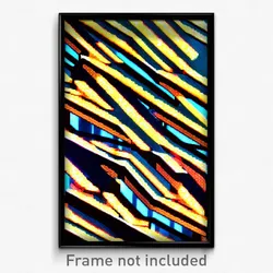 Pixel Art Poster - Zigzag Port (8 Bit Psychedelic Trippy Weird Video Game Print)