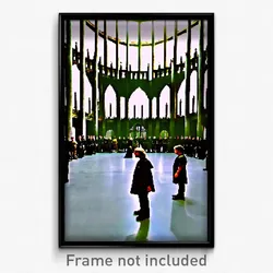 Pixel Art Poster - Average Portcullis (8 Bit Psychedelic Video Game Print)