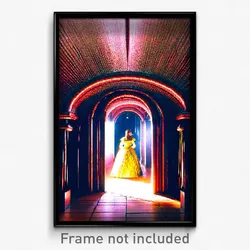 Pixel Art Poster - Thick Vestibule (8 Bit Psychedelic Trippy Video Game Print)
