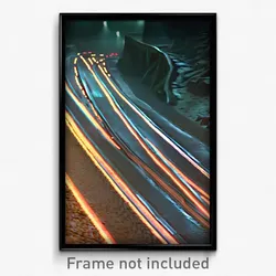 Pixel Art Poster - Slimy Track (8 Bit Psychedelic Trippy Weird Video Game Print)