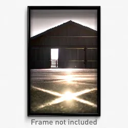 Pixel Art Poster - Wicked Outbuilding (8 Bit Psychedelic Video Game Print)