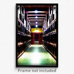Pixel Art Poster - Standard Cellar (8 Bit Psychedelic Trippy Video Game Print)