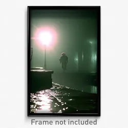 Pixel Art Poster - Dim Sewer (8 Bit Psychedelic Trippy Weird Video Game Print)