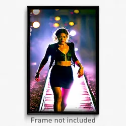 Pixel Art Poster - Narrow Crop (8 Bit Psychedelic Trippy Weird Video Game Print)