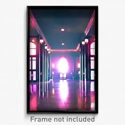 Pixel Art Poster - Deadly Ballroom (8 Bit Psychedelic Trippy Video Game Print)