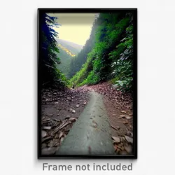 Pixel Art Poster - Dense Trail (8 Bit Psychedelic Trippy Weird Video Game Print)