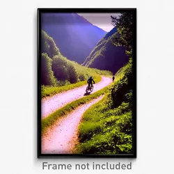 Pixel Art Poster - Immaculate Trail (8 Bit Psychedelic Trippy Video Game Print)