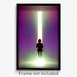Pixel Art Poster - Esteemed Void (8 Bit Psychedelic Trippy Video Game Print)