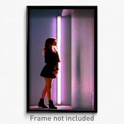 Pixel Art Poster - Attractive Wall (8 Bit Psychedelic Trippy Video Game Print)