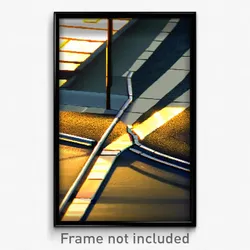 Pixel Art Poster - Ordinary Junction (8 Bit Psychedelic Trippy Video Game Print)