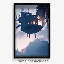 Pixel Art Poster - Lovely Forgeworks (8 Bit Psychedelic Trippy Video Game Print)