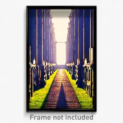Pixel Art Poster - Majestic Demesne (8 Bit Psychedelic Trippy Video Game Print)