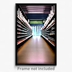 Pixel Art Poster - Smoggy Aisle (8 Bit Psychedelic Trippy Video Game Print)