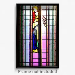 Pixel Art Poster - Humble Stained Glass (8 Bit Psychedelic Video Game Print)