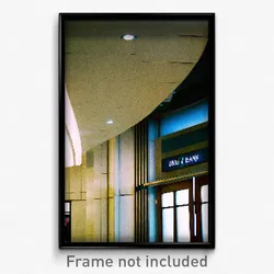 Pixel Art Poster - Unsightly Bank (8 Bit Psychedelic Trippy Video Game Print)
