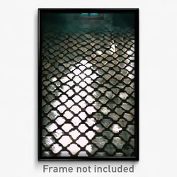 Pixel Art Poster - Dramatic Tile (8 Bit Psychedelic Trippy Video Game Print)