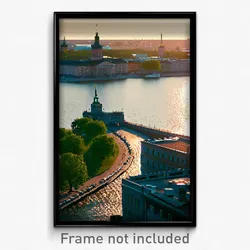 Pixel Art Poster - Hard To Find Stockholm (8 Bit Psychedelic Video Game Print)