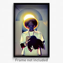 Pixel Art Poster - Immaculate Ego Death (8 Bit Psychedelic Video Game Print)