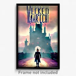 Pixel Art Poster - Wicked March (8 Bit Psychedelic Trippy Video Game Print)