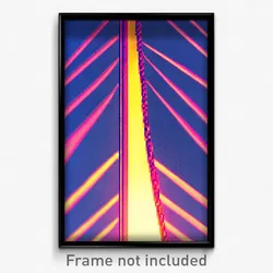 Pixel Art Poster - Upbeat Ridge (8 Bit Psychedelic Trippy Video Game Print)