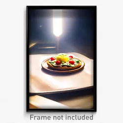 Pixel Art Poster - Alive Tostada (8 Bit Psychedelic Trippy Video Game Print)