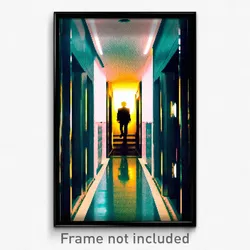 Pixel Art Poster - Secret Passage (8 Bit Psychedelic Trippy Video Game Print)