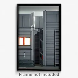 Pixel Art Poster - Gray Ghetto (8 Bit Psychedelic Trippy Weird Video Game Print)