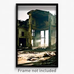 Pixel Art Poster - Agitated Derelict (8 Bit Psychedelic Trippy Video Game Print)