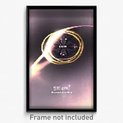 Pixel Art Poster - Secret Circle (8 Bit Psychedelic Trippy Video Game Print)