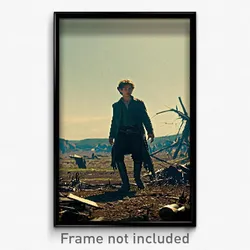 Pixel Art Poster - Tattered Downland (8 Bit Psychedelic Trippy Video Game Print)