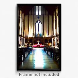 Pixel Art Poster - Wide Parish (8 Bit Psychedelic Trippy Weird Video Game Print)