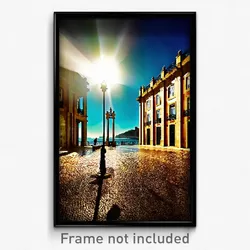 Pixel Art Poster - Far Lisbon (8 Bit Psychedelic Trippy Weird Video Game Print)