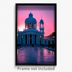 Pixel Art Poster - Original Belvedere (8 Bit Psychedelic Video Game Print)