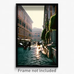 Pixel Art Poster - Sentimental Rome (8 Bit Psychedelic Trippy Video Game Print)