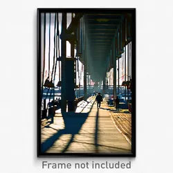 Pixel Art Poster - Stylish Port (8 Bit Psychedelic Trippy Video Game Print)