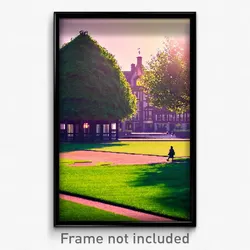 Pixel Art Poster - Lonely Commons (8 Bit Psychedelic Trippy Video Game Print)