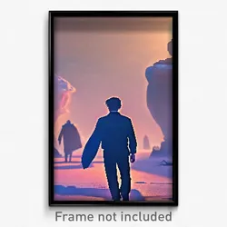 Pixel Art Poster - Glaring Retreat (8 Bit Psychedelic Trippy Video Game Print)