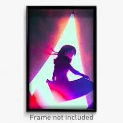 Pixel Art Poster - Quaint Wild (8 Bit Psychedelic Trippy Weird Video Game Print)